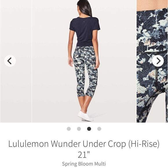 Lululemon Wunder Under Crop (Hi-Rise) 21"
Spring Bloom Multi size 4 - Picture 3 of 8